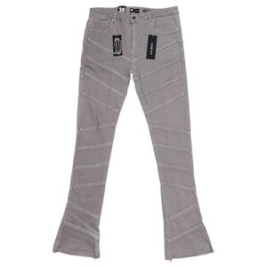 WAIMEA Stacked Fit Jeans Pants Men Size 36 (36 in. x 36 in.) Grey New w/ Tags